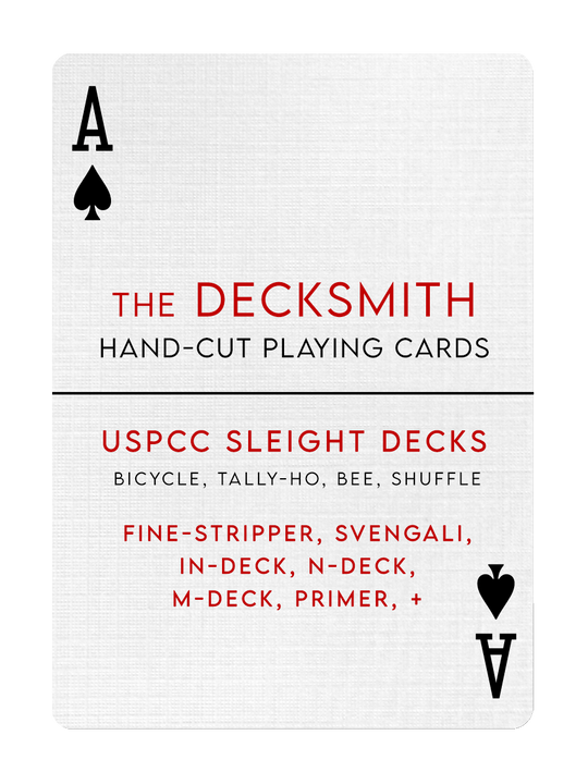 USPCC SLEIGHT DECKS by The DECKSMITH
