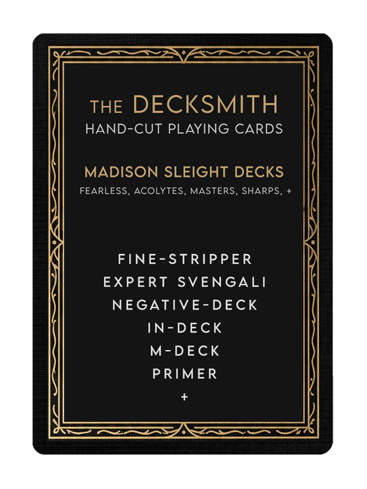 MADISON SLEIGHT DECKS by The DECKSMITH