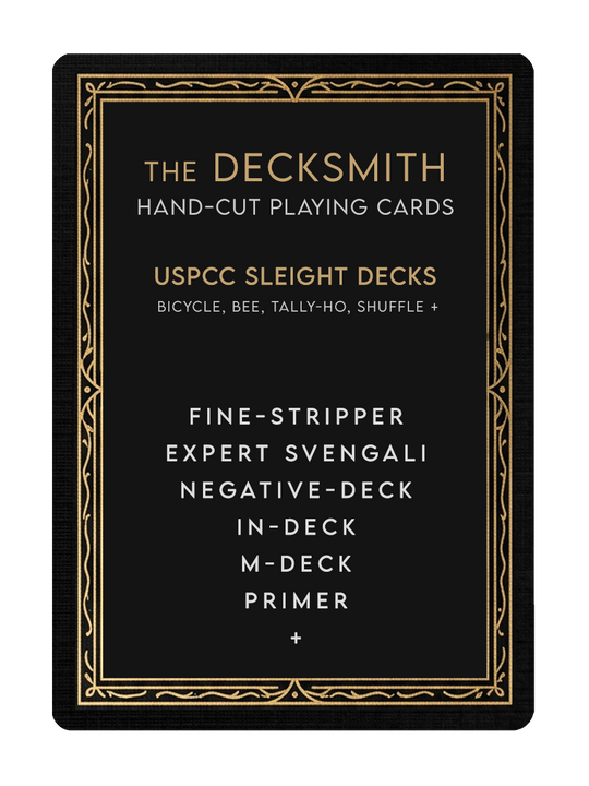 USPCC SLEIGHT DECKS by The DECKSMITH