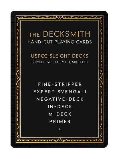 USPCC SLEIGHT DECKS by The DECKSMITH