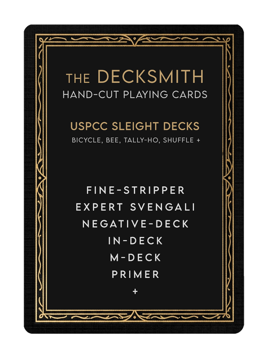 USPCC SLEIGHT DECKS by The DECKSMITH
