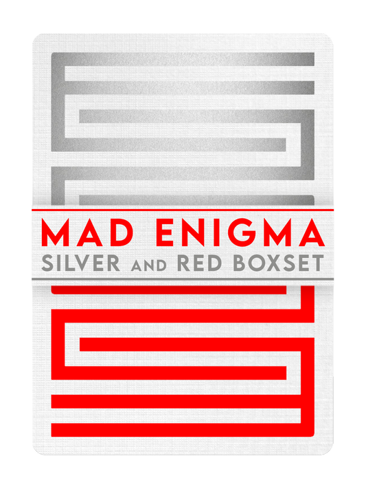 ENIGMA Playing Cards BOXSET - RED and SILVER