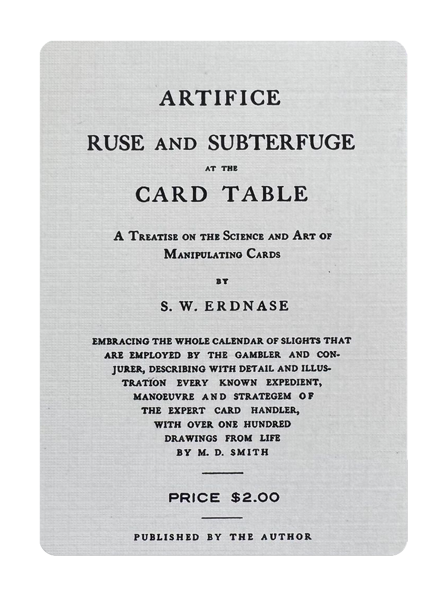 FIG 25 Standard Edition Playing Cards S W Erdnase