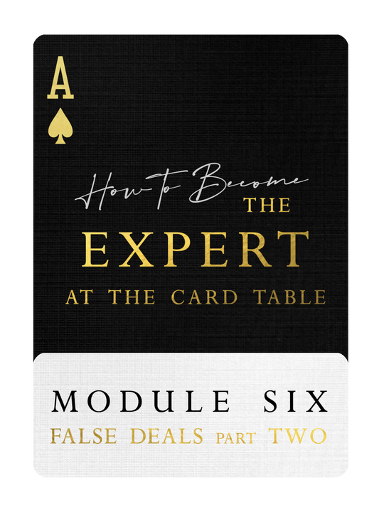 EXPERT: MODULE SIX playing cards