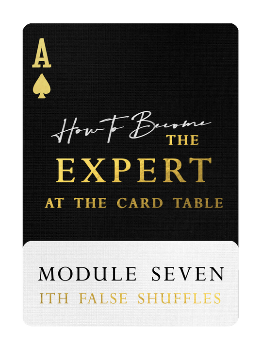EXPERT: MODULE SEVEN playing cards