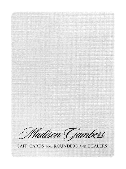 MADISON GAMBLERS - GAFF Playing Cards