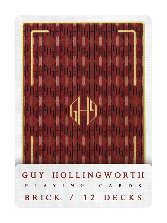 GUY HOLLINGWORTH Playing Cards BRICK DEAL ( Red Edition ) playing cards
