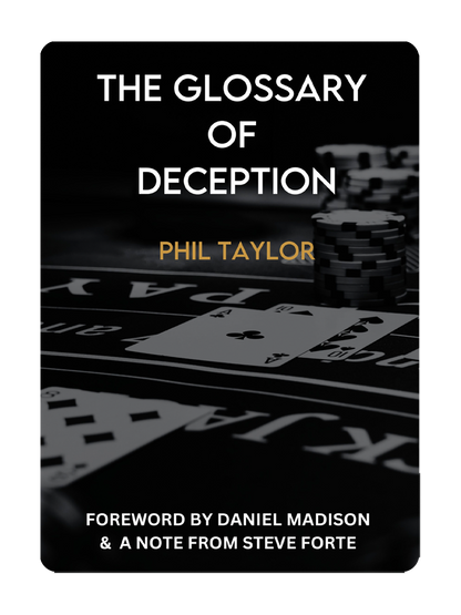 PLAY OR BE PLAYED + The GLOSSARY OF DECEPTION