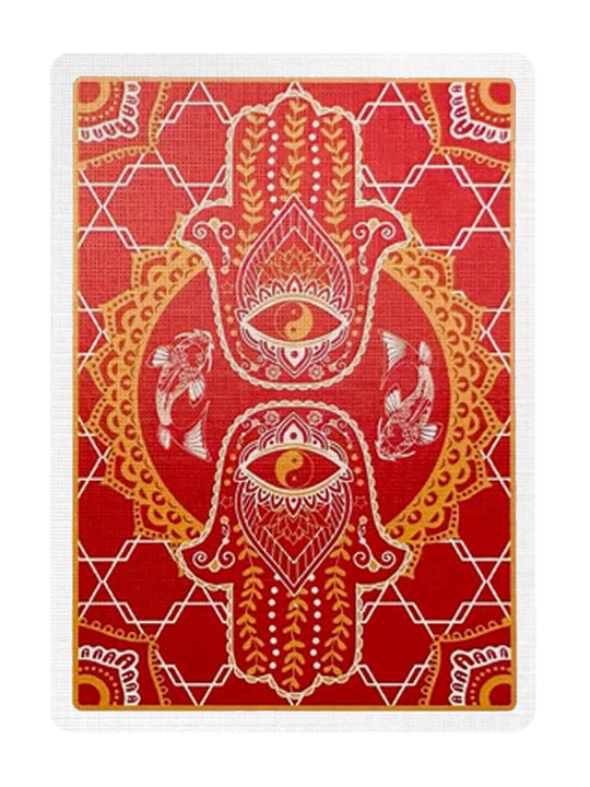 HAMSA v2.0 RED by Paul Richardson playing cards