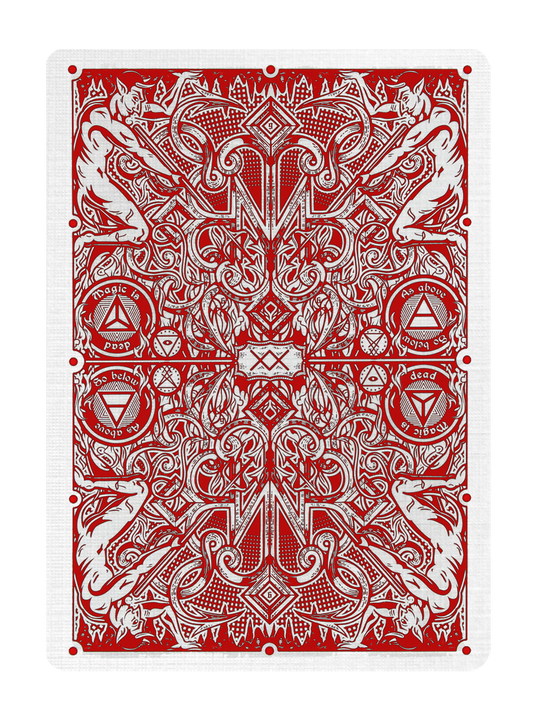 HELLIONS ( RED with BLACK Box ) Playing Cards playing cards