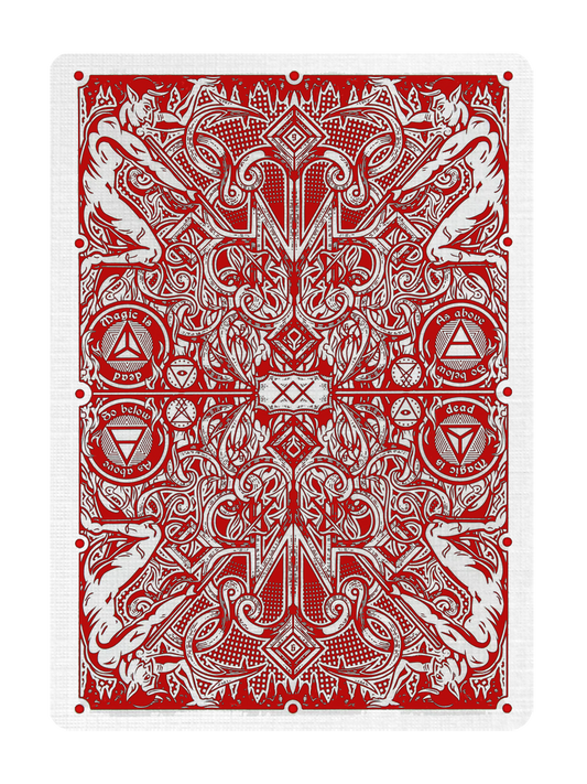 HELLIONS ( RED with BLACK Box ) Playing Cards