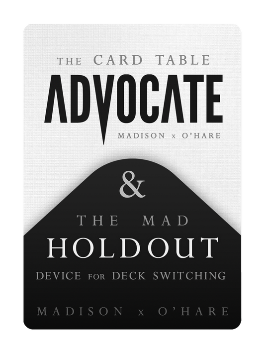 The MAD HOLDOUT / The CARD TABLE ADVOCATE by MADISON x O'HARE