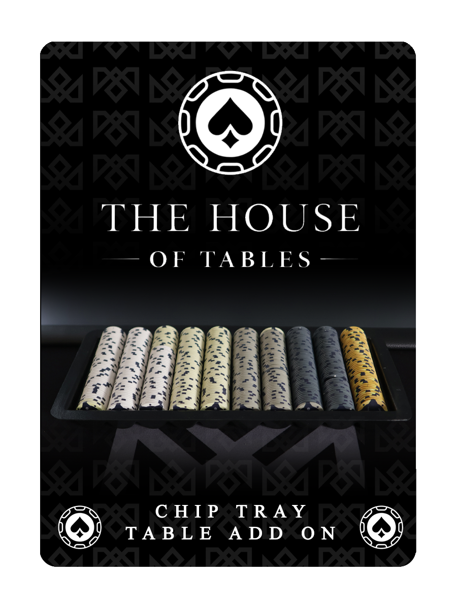 TABLE ADD ON: CHIP TRAY playing cards
