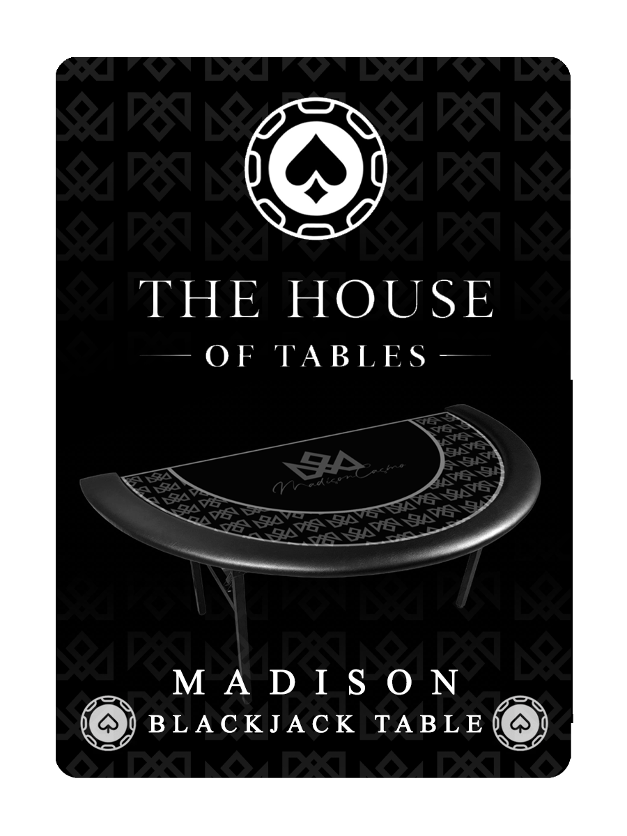 MADISON BLACKJACK TABLE (Full Table) playing cards
