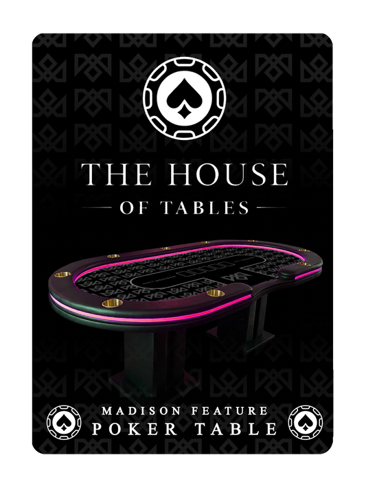 MADISON DELUXE POKER TABLE