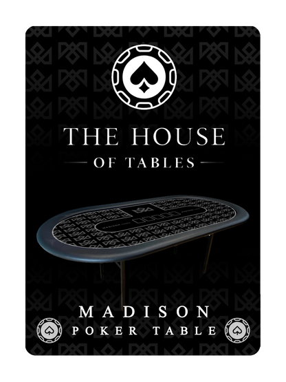 MADISON POKER TABLE (Full Table) playing cards