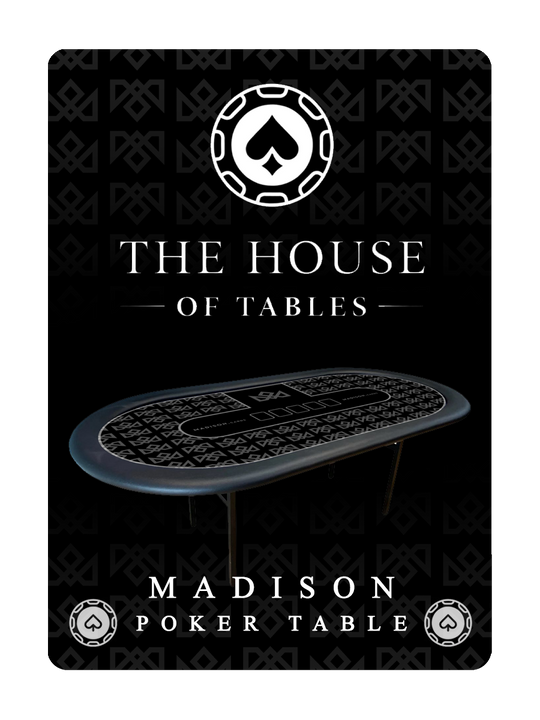 MADISON POKER TABLE TOPPER (No Legs) playing cards