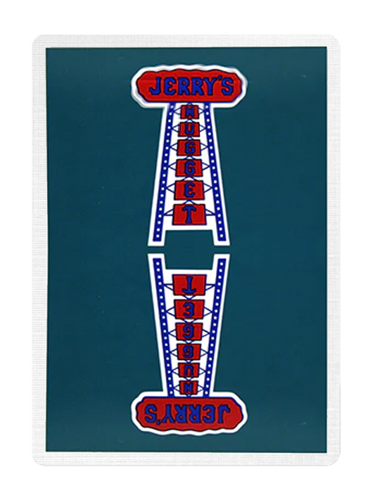 JERRY'S NUGGETS Playing Cards - Vintage Feel First Edition 66/1000 (Aqua)