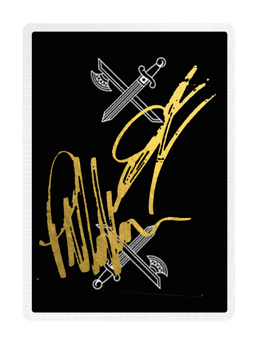 MADISON x MCKINNON KINGS Black Playing Cards Signed by Madison & McKinnon