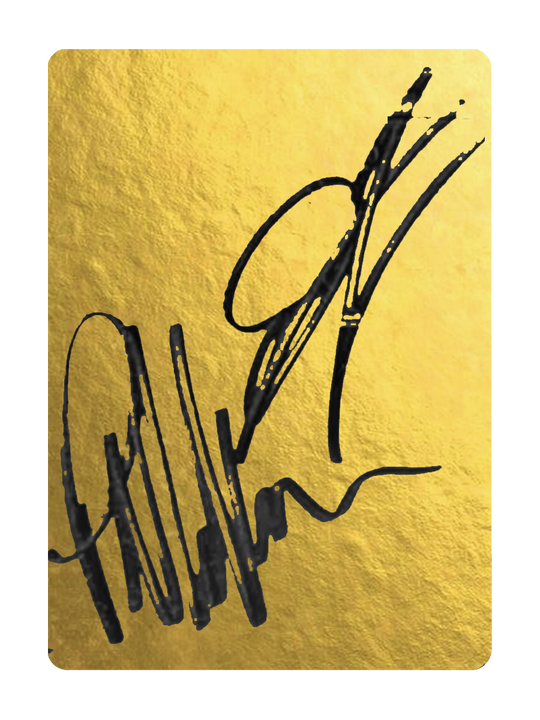 MADISON x MCKINNON KINGS Gold Playing Cards Signed by Madison & McKinnon playing cards