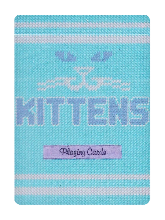 MADISON KITTENS Playing Cards ( BLUE ) playing cards