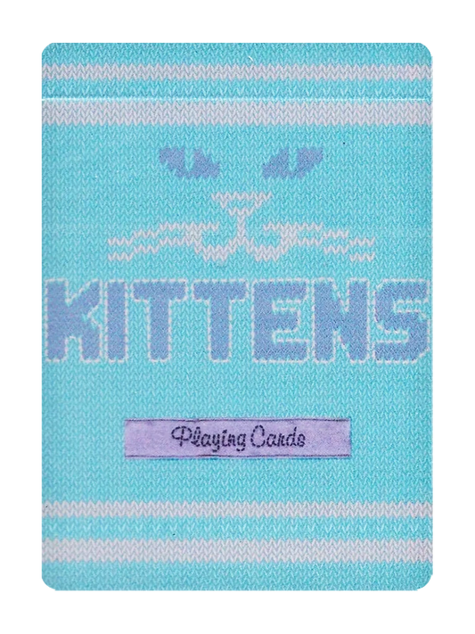 MADISON KITTENS Playing Cards ( BLUE )