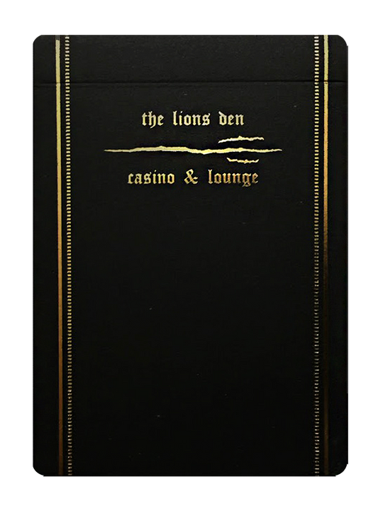 LION'S DEN Playing Cards - BRICK playing cards