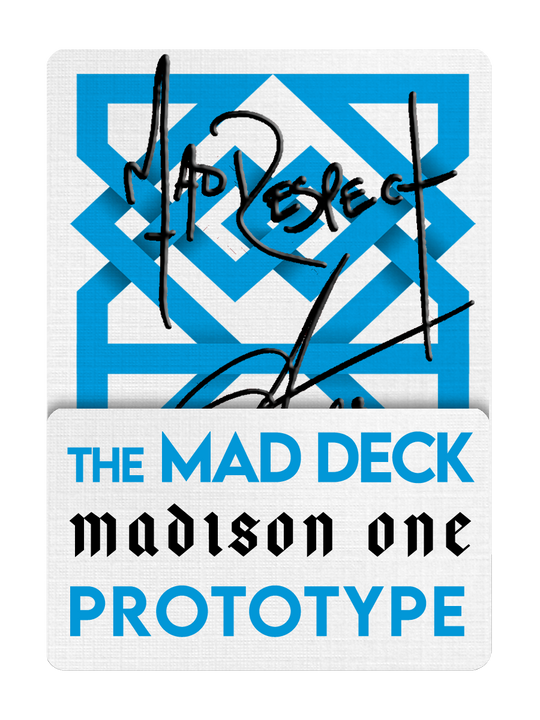 MADISON ONE Entry - the PROTOTYPE MAD DECK Playing Cards playing cards
