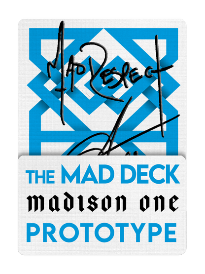 MADISON ONE Entry - the PROTOTYPE MAD DECK Playing Cards playing cards