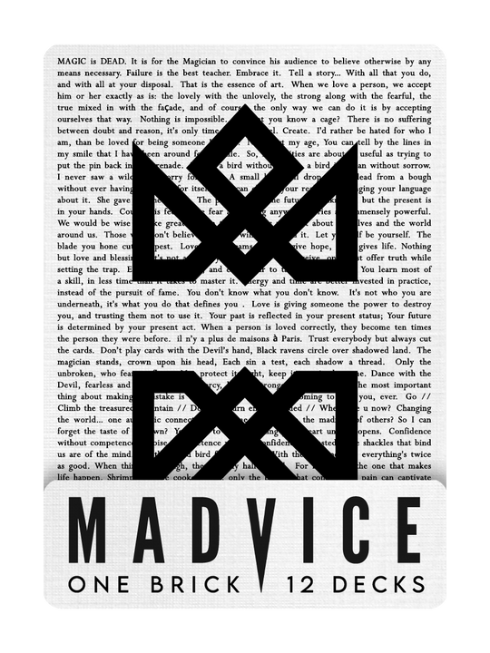 MADVICE Playing Cards - BRICK DEAL playing cards