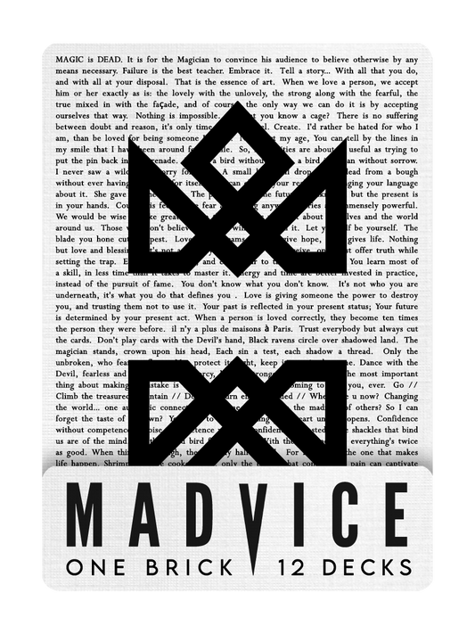 MADVICE Playing Cards - BRICK DEAL