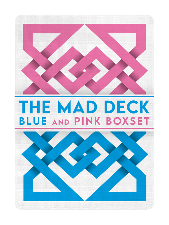 The MAD DECK BOXSET - BLUE and PINK playing cards