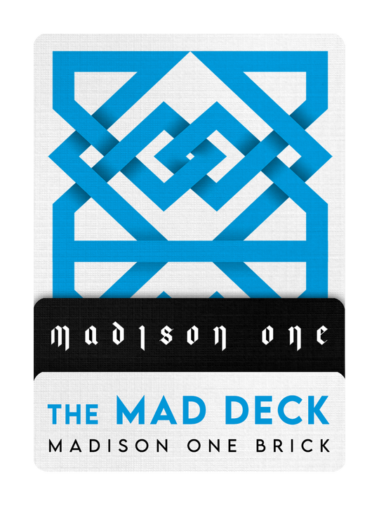 THE MAD DECK BRICK - MADISON ONE ENTRY playing cards