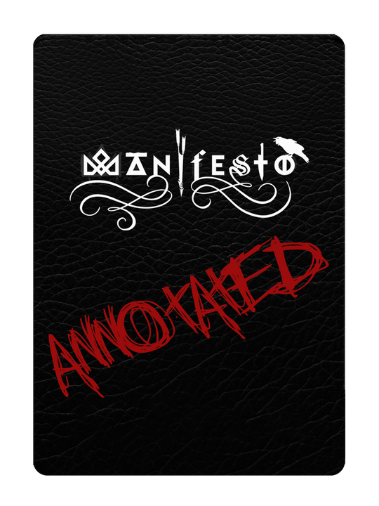 ANNOTATED - REPERTOIRE & MAGIC MANIFESTO - MADISON ONE Entry playing cards — view 2