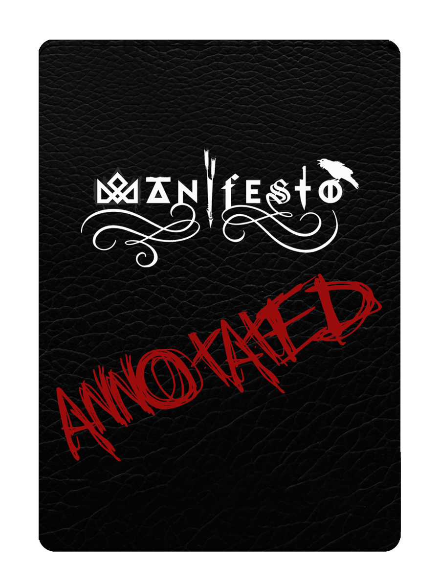 ANNOTATED - REPERTOIRE & MAGIC MANIFESTO - MADISON ONE Entry