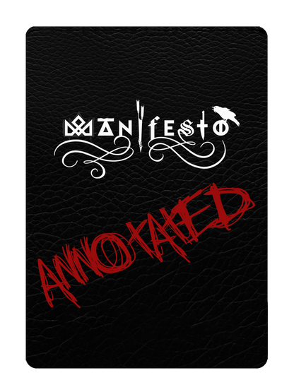 ANNOTATED - REPERTOIRE & MAGIC MANIFESTO - MADISON ONE Entry