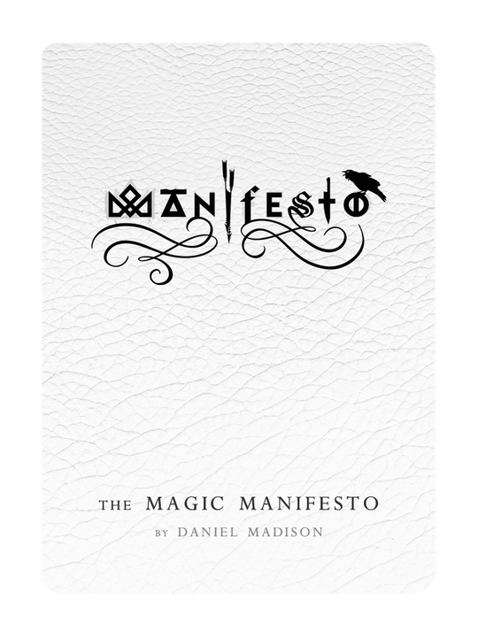 The MAGIC MANIFESTO Book (Plus MASTERS Playing Cards) playing cards — view 2