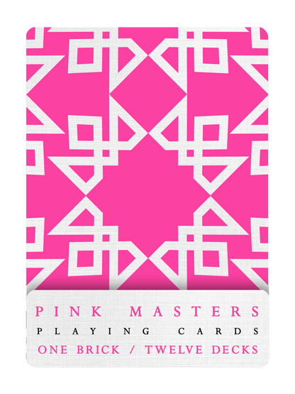 MADISON MASTERS Playing Cards - PINK