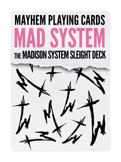 MAYHEM Playing Cards // The MADISON System