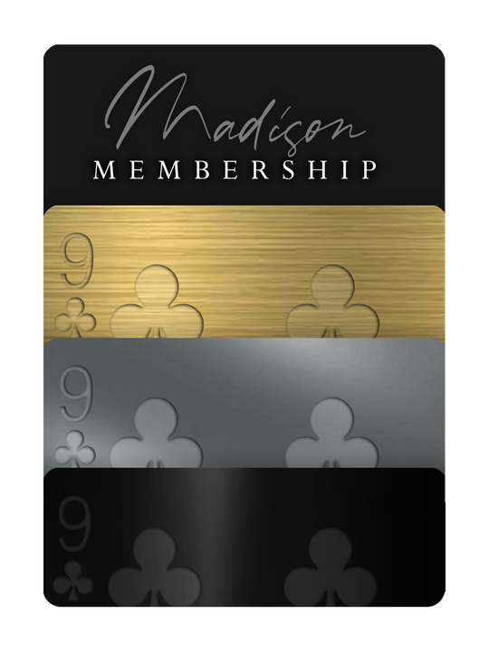 The MADISON MEMBERSHIP CARD playing cards