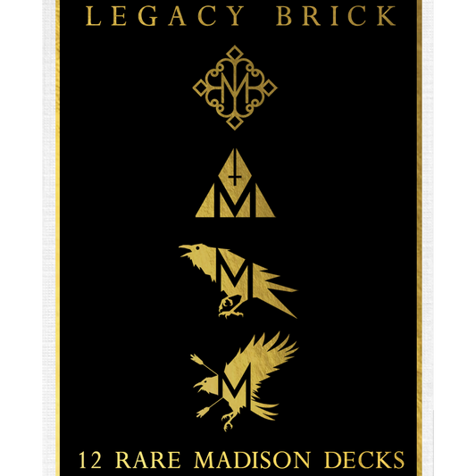 The MADISON LEGACY BRICK (12 Decks) playing cards