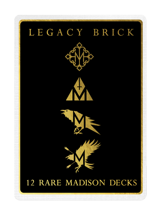 The MADISON LEGACY BRICK (12 Decks) playing cards