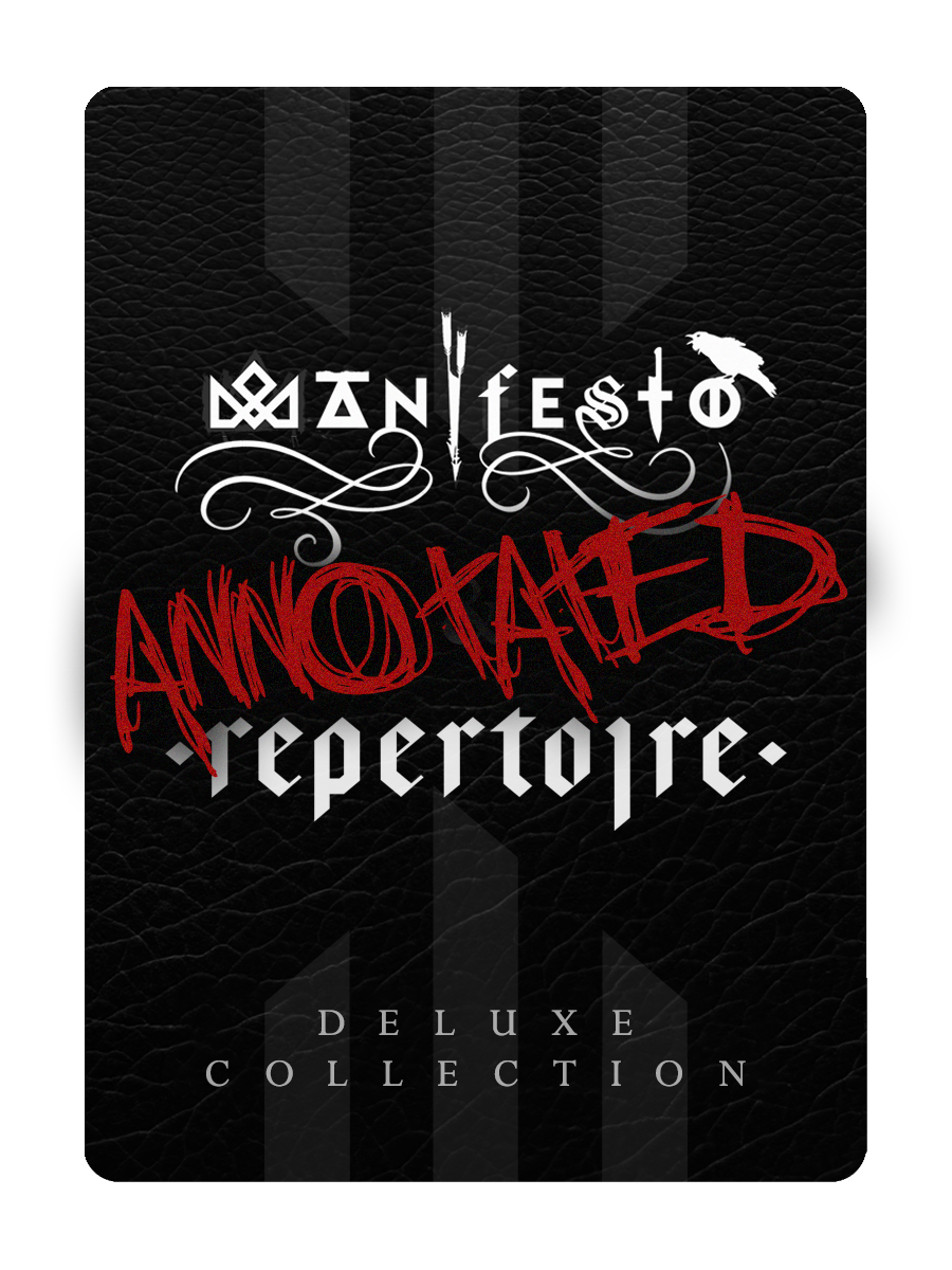 ANNOTATED - REPERTOIRE & MAGIC MANIFESTO - MADISON ONE Entry