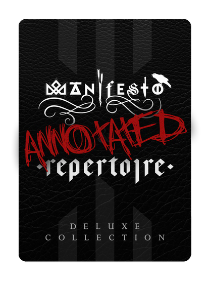 ANNOTATED - REPERTOIRE & MAGIC MANIFESTO - MADISON ONE Entry
