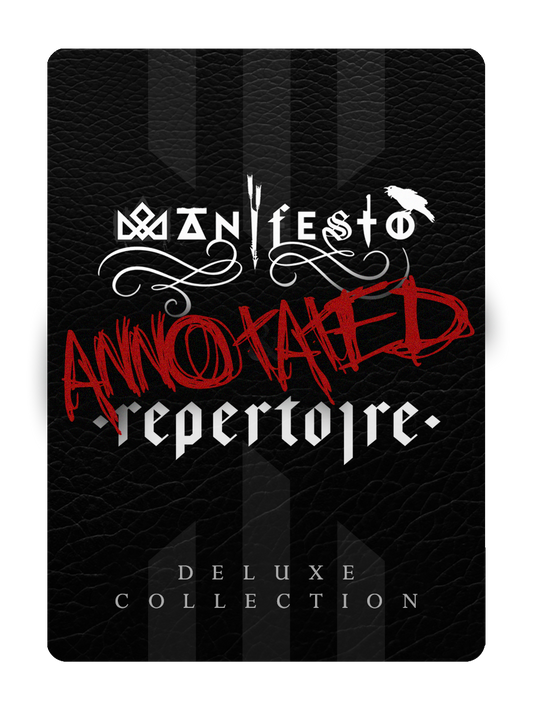ANNOTATED - REPERTOIRE & MAGIC MANIFESTO - MADISON ONE Entry
