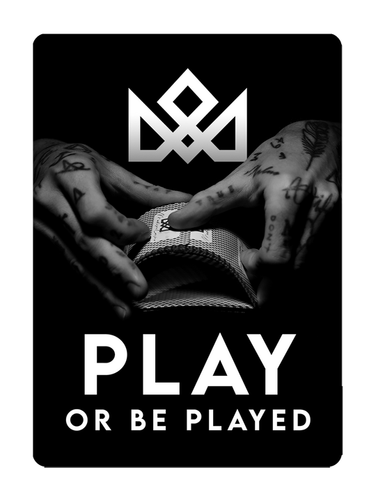 PLAY OR BE PLAYED eBook playing cards