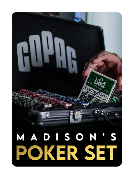 MADISON'S PERSONAL COPAG POKER SET playing cards
