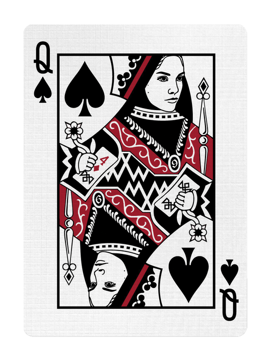 QUEEN of DIAMONDS - CUSTOM COURT CARD playing cards — view 4
