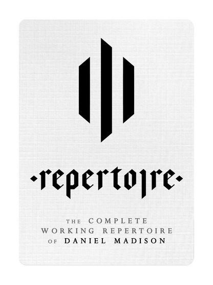 REPERTOIRE - Book and Playing Cards TATTOO Edition ( Limited to 10 )