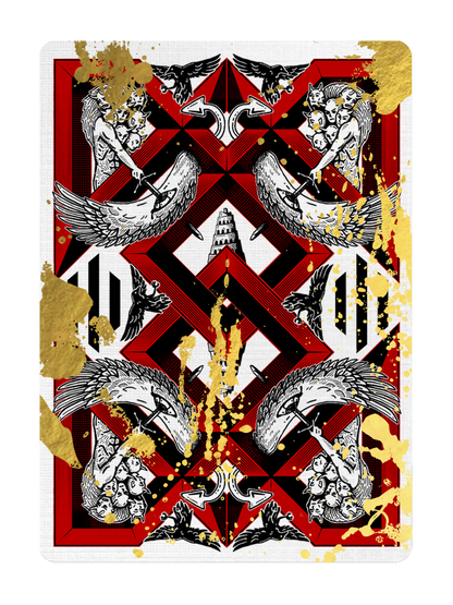 BLOOD REVELATIONS - Gold Paint Edition playing cards